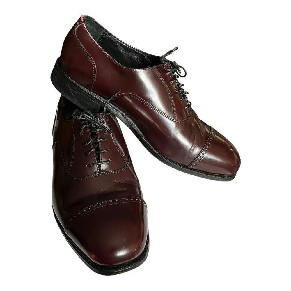 Vintage Florsheim Men’s Shoes. Oxblood Color Sz: 10.5
